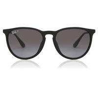 Ray-Ban RB4171F Erika Asian Fit Polarized 622/T3 Womenâs Sunglasses Black Size 54