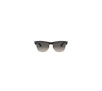 Ray-Ban RB4175 Clubmaster Square Sunglasses, Black Demigloss/Polarized Grey Gradient, 57 mm