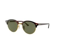 Ray - Ban RB4246 CLUBROUND 990 Unisex Sunglasses Acetate Turtle G15 Round Normal