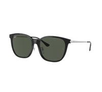 Ray - Ban RB4333D 629271 Unisex Sunglasses Injected Black G15 Squared Normal