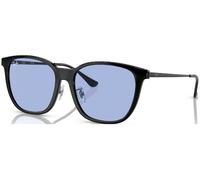 Ray - Ban Unisex RB4333D 674680 Sunglasses Injected Black Blue Squared Normal