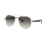 Ray - Ban RB4376 647711 Unisex Sunglasses Injected Transparent Grey Pilot Normal Shaded