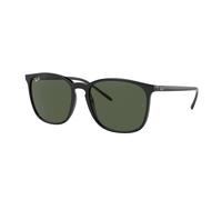 Ray - Ban RB4387 601/71 Unisex Sunglasses Injected Black Green Squared Normal