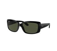 Ray - Ban RB4389 601/31 Woman Sunglasses Acetate Black Green Pillow Normal