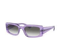 Ray-Ban Sunglasses Unisex Kiliane Bio-based - Transparent Violet Frame Grey Lenses 54-21