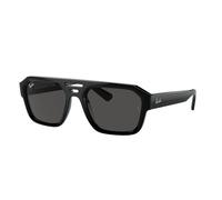 Ray - Ban RB4397 CORRIGAN 667787 Unisex Sunglasses Acetate Black Grey Geometric Normal