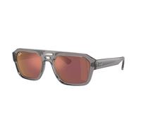 Ray - Ban RB4397 CORRIGAN 6684D0 Unisex Sunglasses Acetate Grey Violet Geometric Normal