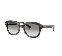 Ray - Ban RB4398 ERIK 140432 Unisex Sunglasses Acetate Grey Grey Squared Normal Shaded