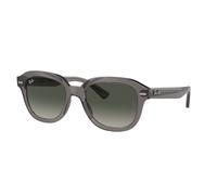 Ray - Ban RB4398 ERIK 667571 Unisex Sunglasses Acetate Grey Grey Squared Normal Shaded
