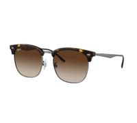 Ray - Ban RB4418D 710/13 Unisex Sunglasses Injected Turtle Brown Squared Normal Shaded