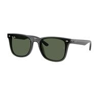 Ray - Ban RB4420 691971 Unisex Sunglasses Injected Grey Green Squared Normal