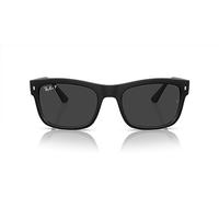 Ray-Ban RB4428 Matte Black/Black Polarised Square Sunglasses 56mm Matte Black Polarized 56mm, Matte Black/Black Polarised, 56 mm
