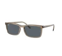 Ray - Ban Unisex RB4435 6765R5 Sunglasses Acetate Brown Blue Squared Normal