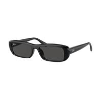 Ray - Ban RB4436D 667787 Unisex Sunglasses Injected Black Grey Pillow Normal
