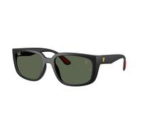 Ray - Ban RB4443M F60271 Unisex Sunglasses Peek Black Green Squared Normal