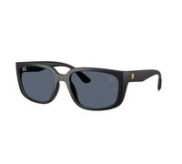 Ray - Ban RB4443M F70287 Unisex Sunglasses P lack Grey Squared Normal