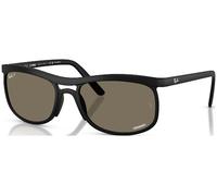 Ray-Ban Unisex Sunglass RB4452CH Chromance Liteforce - Frame color: Sand Black, Lens color: Grey Chromance
