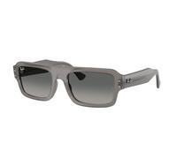 Ray - Ban RB4454 FLACKO 680571 Unisex Sunglasses Acetate Grey Grey Squared Normal Shaded