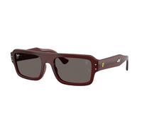 Ray-Ban Sunglasses Unisex Lewis Hamilton Driver Special Edition 2026 - Scuderia Ferrari Collection - Red Trasparent Frame Grey Lenses 56-20