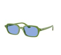 Ray - Ban RB4455 ZURI 681080 Unisex Sunglasses Injected Green Blue Pillow Normal