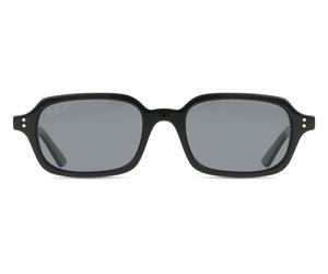 Ray-Ban RB4455F Zuri Asian Fit Polarized 667781 Men's Sunglasses Black Size 51
