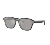 Ray - Ban RB4458D 601/6V Unisex Sunglasses Nylon Black Grey Squared Mirrored