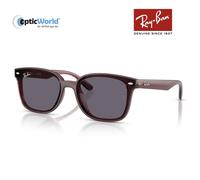 Ray-Ban Unisex Sunglass RB4461D - Frame color: Transparent Dark Brown, Lens color: Violet