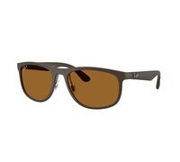 Ray-Ban Sunglasses Unisex Rb4468 Polarized Lenses - Sand Brown Frame Copper Lenses Polarized 59-18