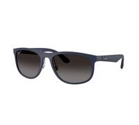 Ray-Ban Sunglasses Unisex Rb4468 Liteforce - Sand Dark Blue Frame Grey Lenses Polarized 59-18