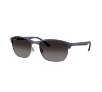 Ray - Ban RB4469 6331T3 Unisex Sunglasses Peek Blue Grey Squared Polarized
