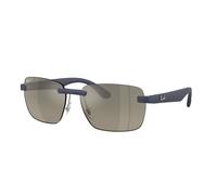 Ray - Ban RB4470CH 63315J Unisex Sunglasses Peek Blue Geometric Polarized