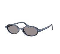 Ray - Ban RB4472 6855/1 Unisex Sunglasses Injected Blue Grey Round Normal