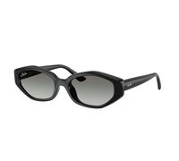 Ray - Ban RB4473D 667711 Unisex Sunglasses Injected Black Grey Geometric Normal Nuanced
