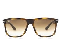 Ray - Ban RB4547 BOYFRIEND TWO 710/51 Unisex Sunglasses Injected Turtle Brown Squared Normal Shaded