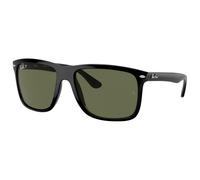 Ray - Ban RB4547 BOYFRIEND TWO 601/58 Unisex Sunglasses Injected Black Green Squared Polarized