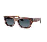 Ray - Ban RB7683S JOSEPH 954/S3 Unisex Sunglasses Acetate Brown Blue Squared Polarized Shaded
