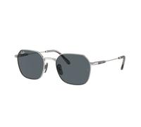 Ray - Ban RB8094 JIM TITANIUM 9209R5 Unisex Sunglasses Metal Silver Blue Geometric Normal Anti-glare