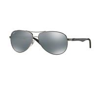 Ray-Ban RB8313 Gunmetal Polarized Silver Mirror 61mm Sunglasses