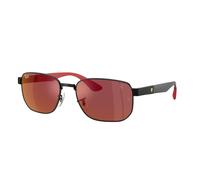 Ray - Ban RB8329M F1402K Unisex Sunglasses Metal Black Geometric Mirror