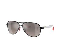 Ray-Ban RB8331M Asian Fit Polarized F0095J Men's Sunglasses Black Size 61