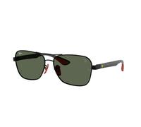 Ray - Ban RB8336M F00271 Unisex Sunglasses Metal Black Green Squared Normal