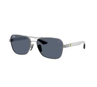 Ray - Ban RB8336M F11687 Unisex Sunglasses Metal Grey Grey Squared Normal