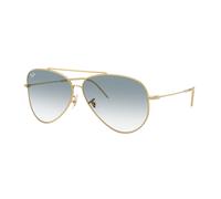Ray - Ban RBR0101S AVIATOR REVERSE 001/79 Unisex Sunglasses Metal Gold Blue Pilot Normal Shaded