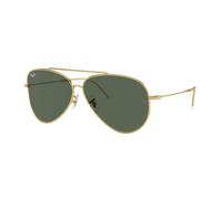 Ray - Ban RBR0101S AVIATOR REVERSE 001/VR Unisex Sunglasses Metal Gold G15 Pilot Normal