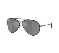 Ray - Ban RBR0101S AVIATOR REVERSE 002/GS Unisex Sunglasses Metal Black Silver Pilot Normal Mirror