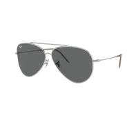 Ray-Ban Sunglasses Unisex Aviator Reverse - Silver Frame Grey Lenses 62-11
