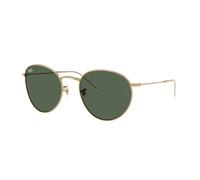 Ray - Ban RBR0103S ROUND REVERSE 001/VR Unisex Sunglasses Metal Gold Green Pantos Normal