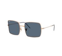 Ray - Ban RBR0104S SQUARE REVERSE 92023A Woman Sunglasses Metal Gold Blue Squared Normal