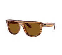 Ray - Ban RBR0501S BOYFRIEND REVERSE 679183 Unisex Sunglasses Acetate Brown Brown Squared Polarized
