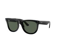 Ray - Ban RBR0502S WAYFARER REVERSE 6677VR Unisex Sunglasses Acetate Black Green Squared Normal